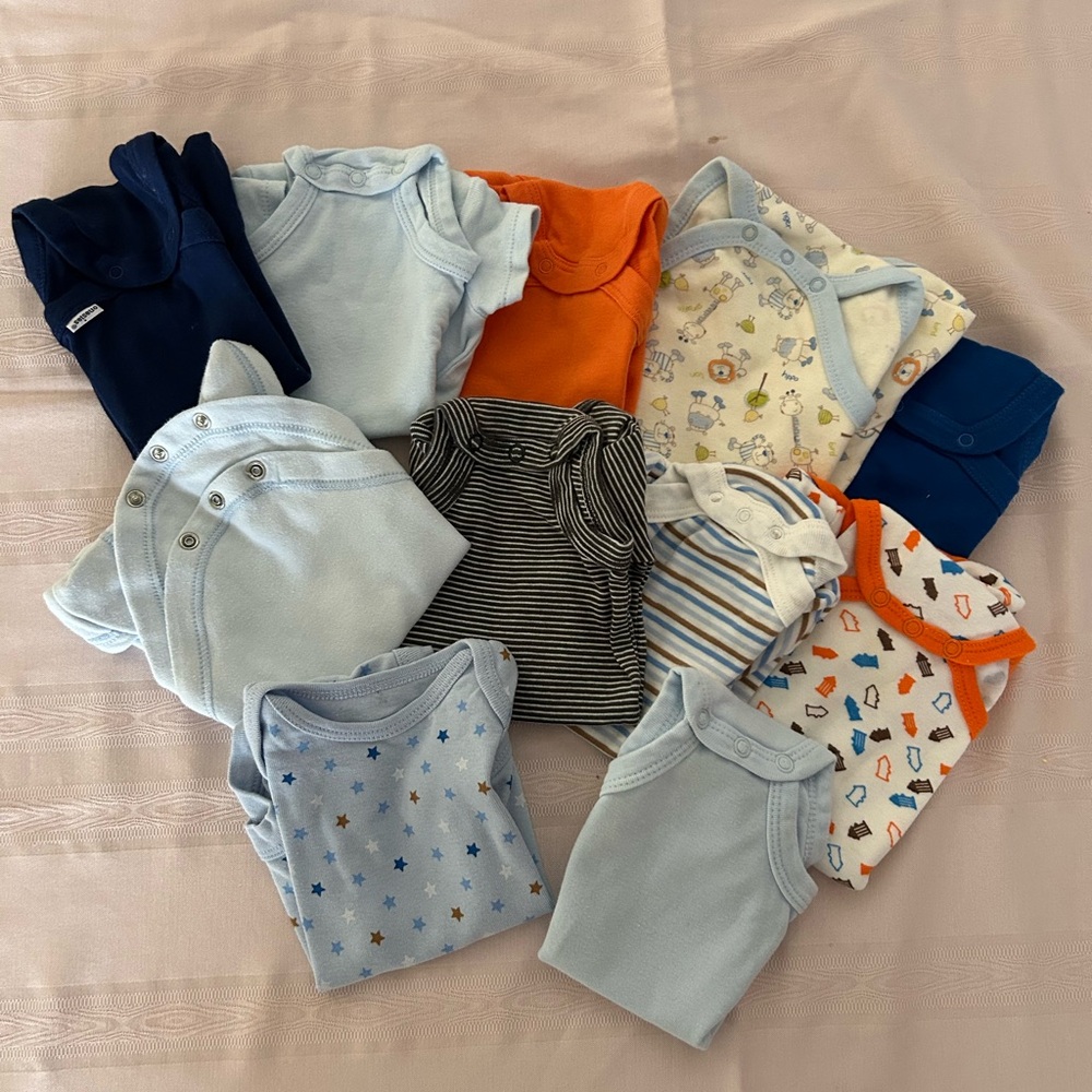 Assorted Colorful Kids Onesies - Newborn